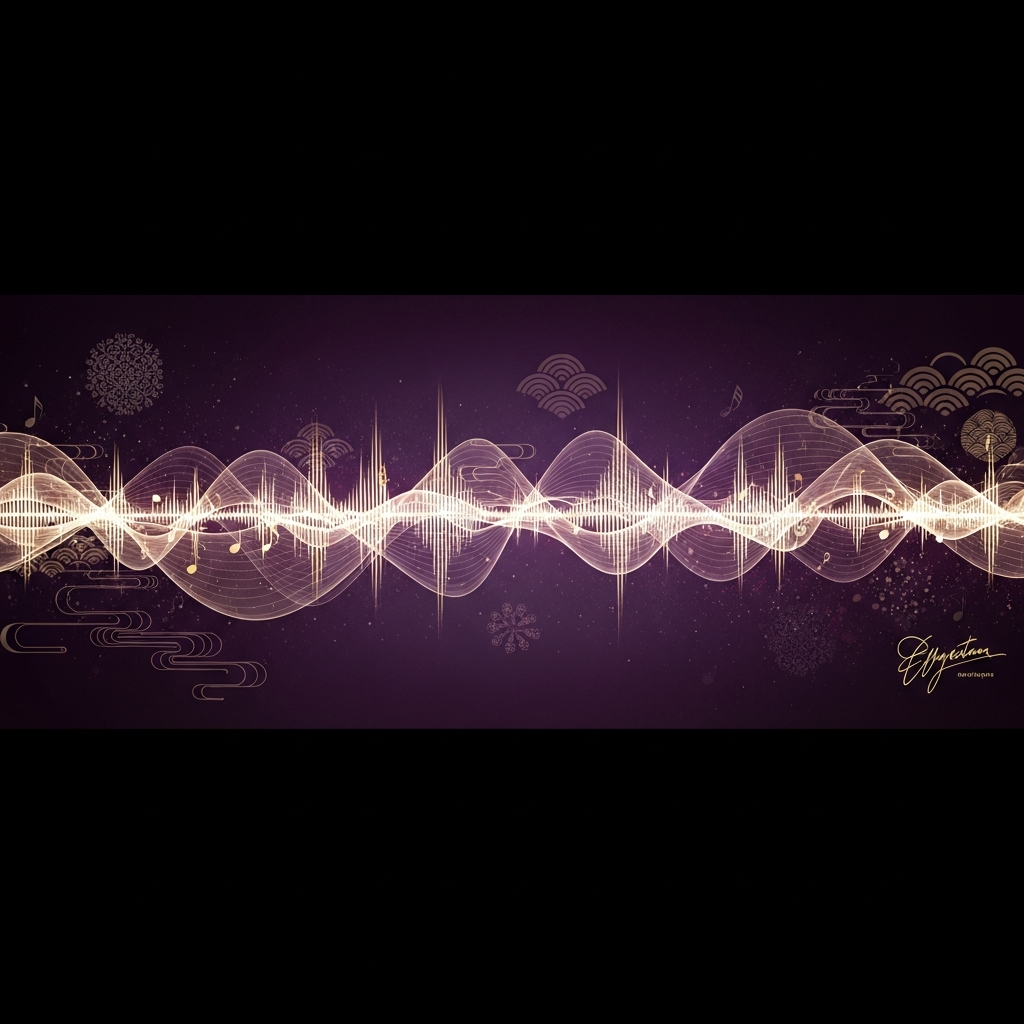 Abstract art image symbolizing BTS's new music and Korean message