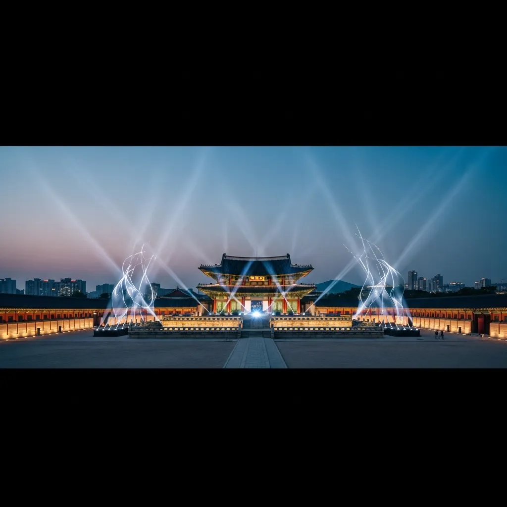 BTS, 경복궁 '왕의 길'을 걷다: 컴백 공연 구성 윤곽 전격 분석!