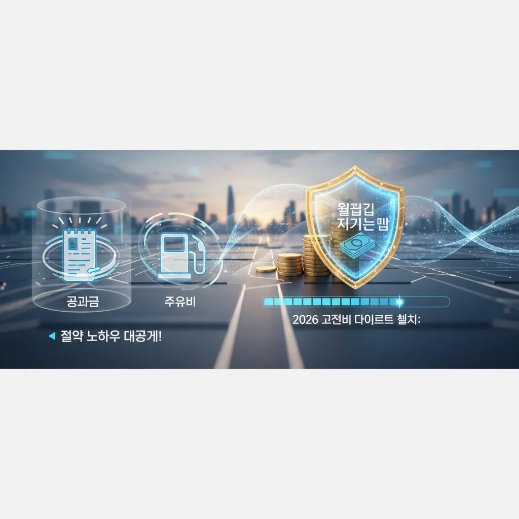 월급 지키는 마법! 2026 고정비 다이어트 챌린지: 공과금 & 주유비 절약 노하우 대공개!